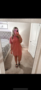 Sweet Dreams T-Shirt Dress - Mauve