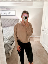 Load image into Gallery viewer, Ellie Ribbed Crop Hoodie
