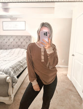 Load image into Gallery viewer, Aria Ribbed Top in Chestnut
