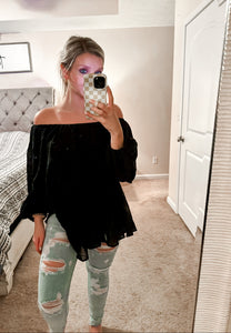 Natalie Off Shoulder Tunic