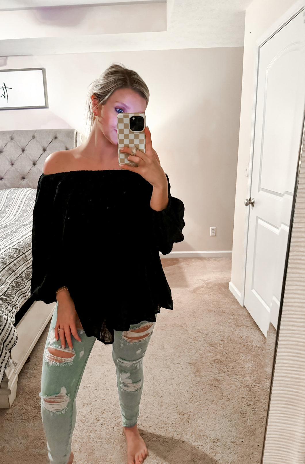 Natalie Off Shoulder Tunic